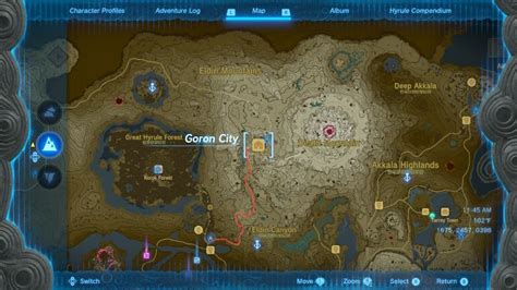 goron city map|The Legend of Zelda: Tears of the Kingdom .